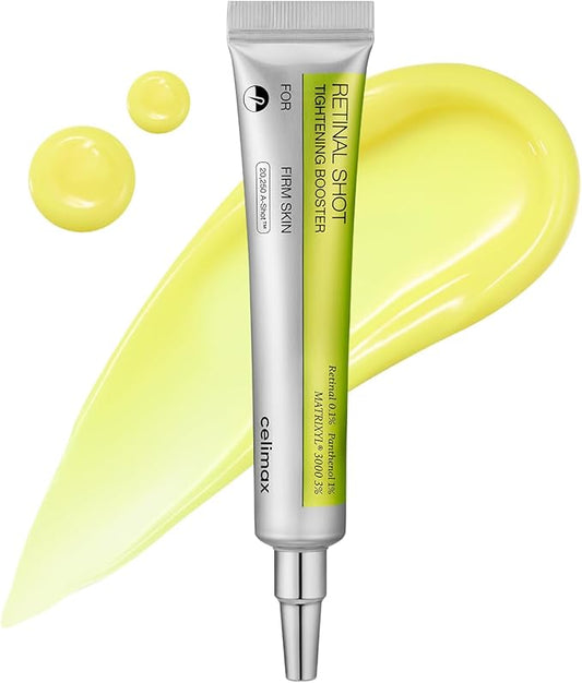 celimax The Vita A Retinal Shot Tightening Booster | with Retinal 0.1%, Matryxyl 3%, Pore Minimiser, Wrinkles & Fine Lines, Firmer Skin, 15 ml